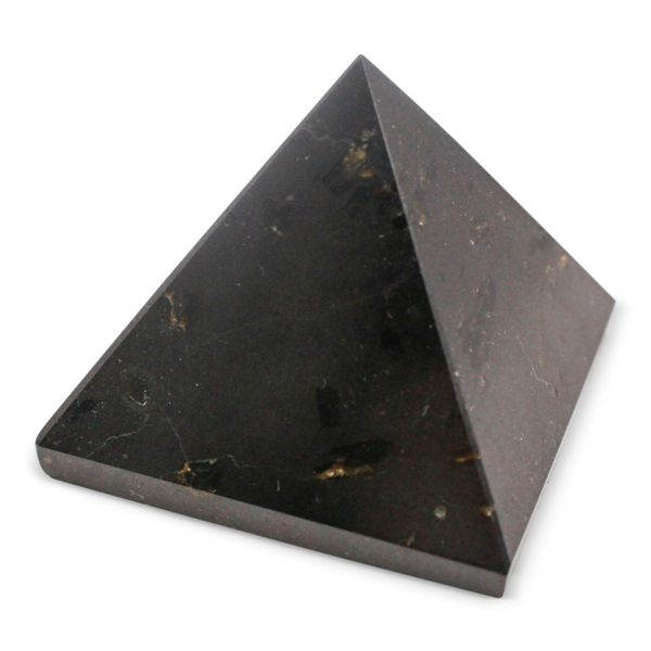 Black tourmaline pyramide